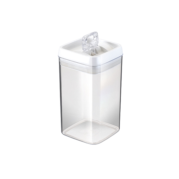 Pote hermetico quadrado 1,8l tampa c/ trava/alca - Mood