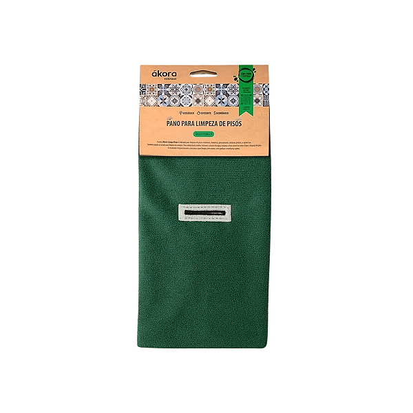 ECOMAIS LIMPEZA DE PISOS COM FURO "P" VERDE - AKORA