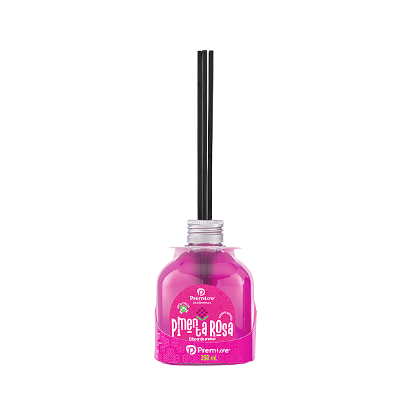 Difusor de Aromas Varetas Pimenta Rosa 350ml - Premisse