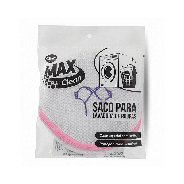 SACO LAVADORA SUTIA POLIESTER 19,5X 16CM 1UN - CLINK