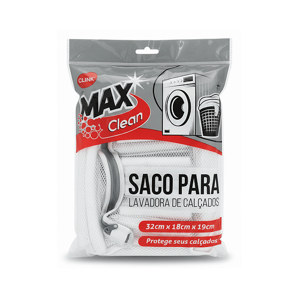 SACO LAVAGEM CALCADOS POLIESTER E ESPONJA - CLINK
