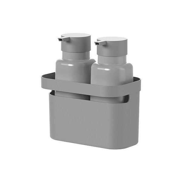CONJUNTO DISPENSERS 500ML  E ORGANIZADOR FLOW CHUMBO - OU