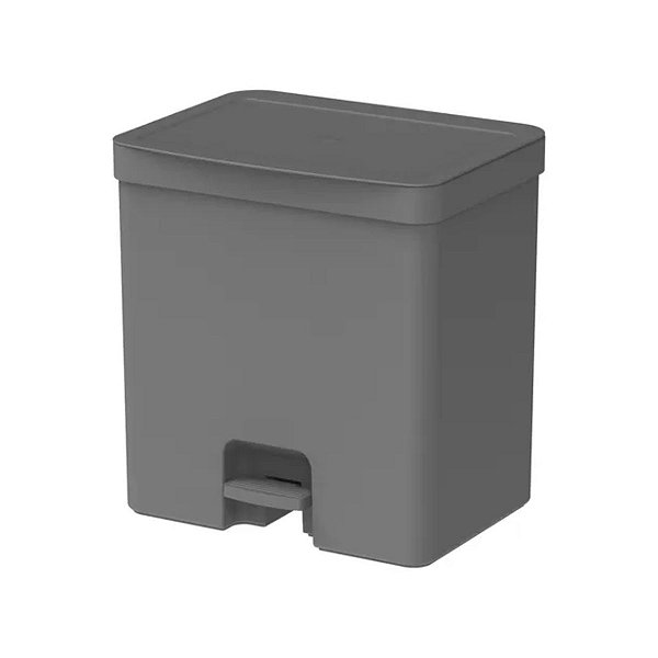 LIXEIRA TRIUM 20L COM PEDAL DUPLA CHUMBO - OU