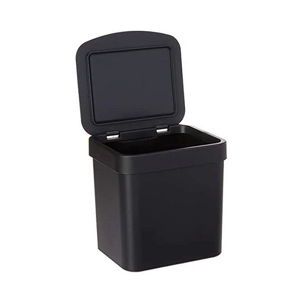 LIXEIRA TRIUM 2,5L PRETO - OU