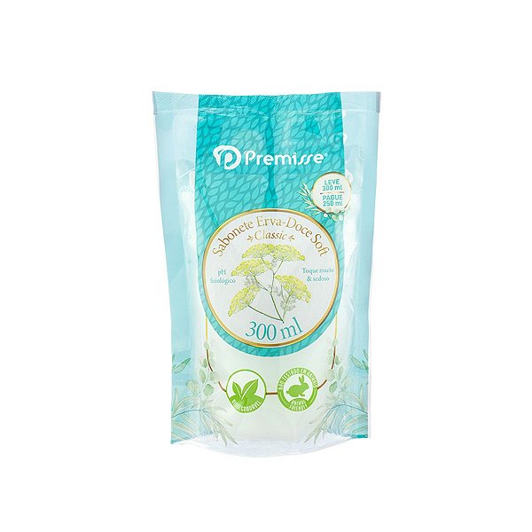 Sabonete Líquido Erva-Doce Soft Pouch 300ml - Premisse