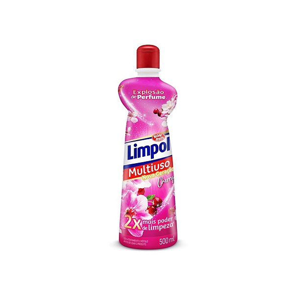 Limpador Multiuso LIMPOL Cherry 500ml Explosão de Perfume