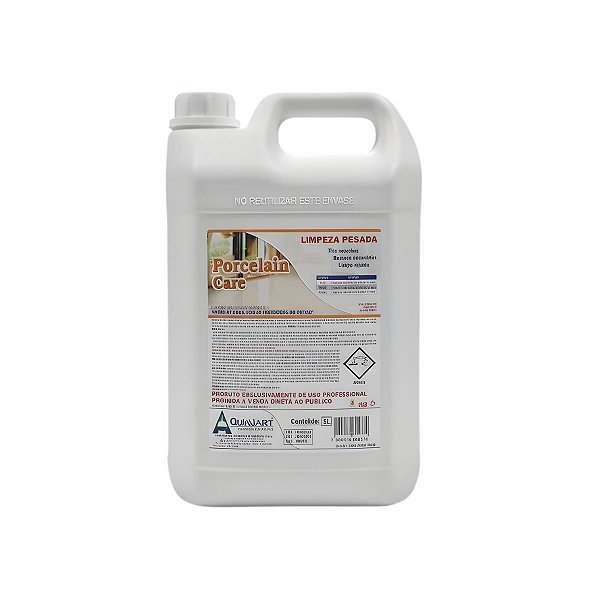 Porcelain Care limpeza Limpeza Pesada 5L Quimiart