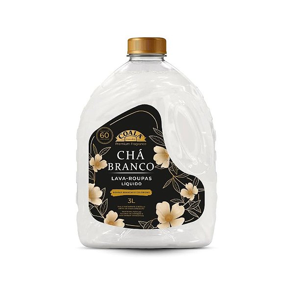 Lava Roupas Liquido Cha Branco 3L Coala