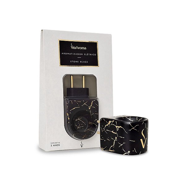Aromatizador Elétrico Via Aroma Stone Black