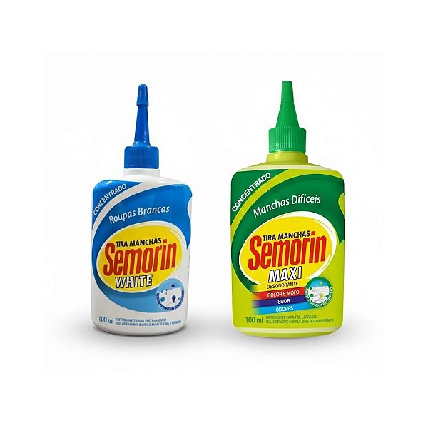 KIT PROMO TIRA MANCHAS WHITE 100 ml + TIRA MANCHAS MAXI 100ml