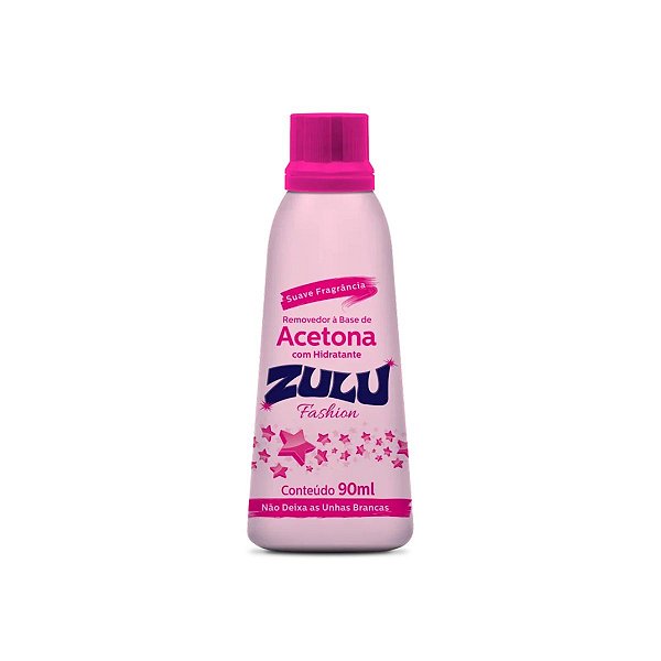 REMOVEDOR ACETONA ZULU FASHION 90ml