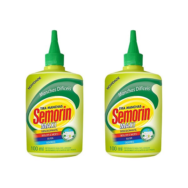 KIT COM 2 UND SEMORIN TIRA MANCHAS MAXI 100ML