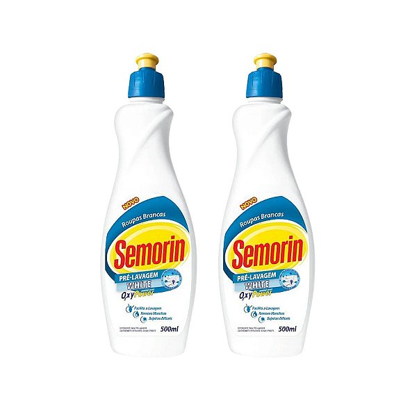 KIT COM 2 UND SEMORIN PRÉ LAVAGEM WHITE 500ML