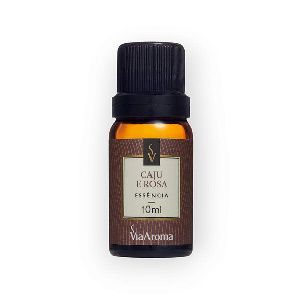 ESSENCIA VIA AROMA 10ML CLASSICA CAJU E ROSA