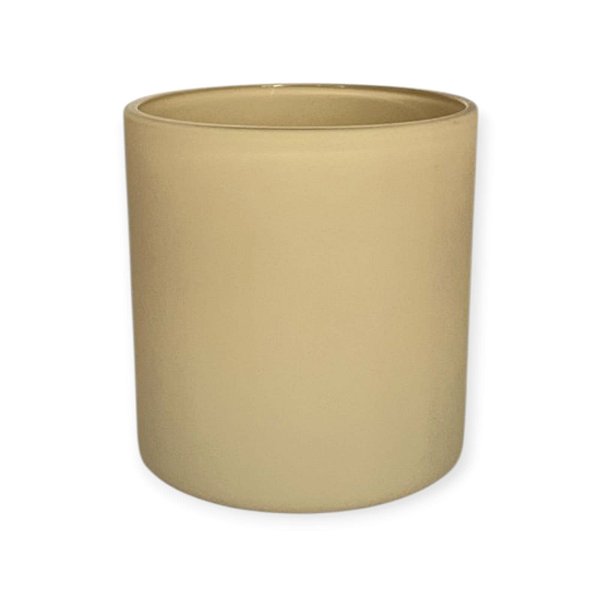 COPO PARA VELA 265 ML/ 200 GRS BEGE FOSCO