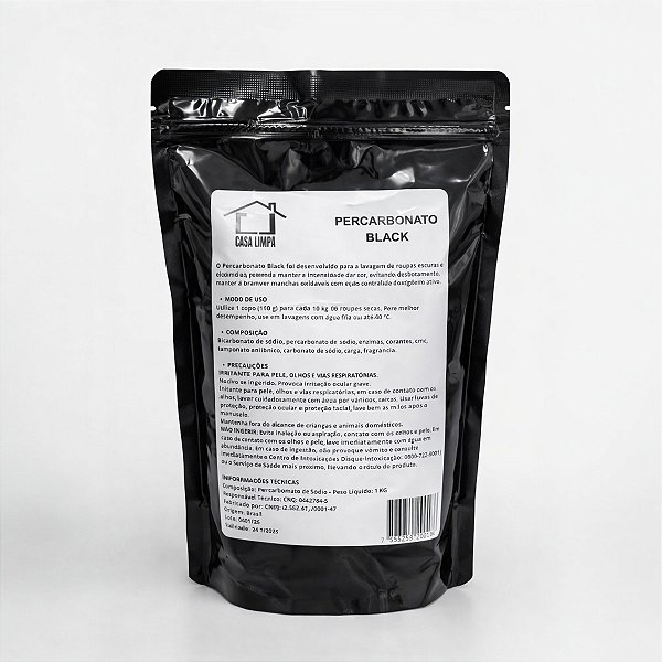 PERCARBONATO DE SODIO BLACK (PCT 1KG) CASA LIMPA