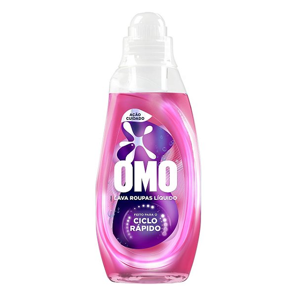 Lava Roupas Liquido OMO Ciclo Rapido 750ml CUIDADO