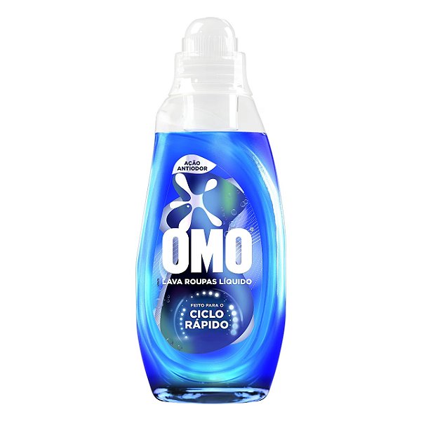Lava Roupas Liquido OMO Ciclo Rapido 750ml ANTIODOR