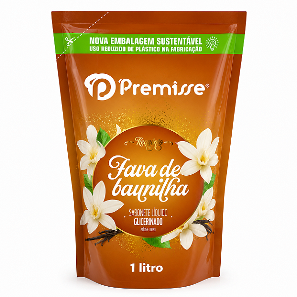 Sabonete Premisse Fava de Baunilha Refil 1L