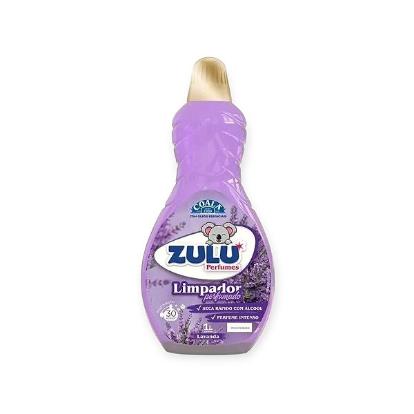 Limpador Perfumado Lavanda Zulu Coala 1L