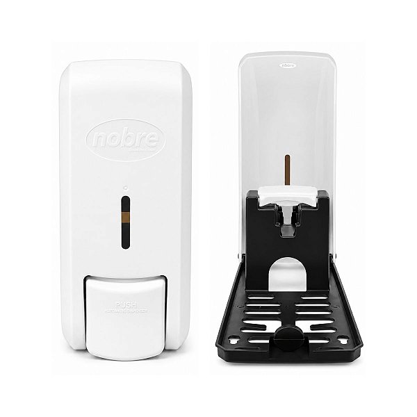 Dispenser Sabonete Espuma 800ml s/reserv Branco New Classic Nobre