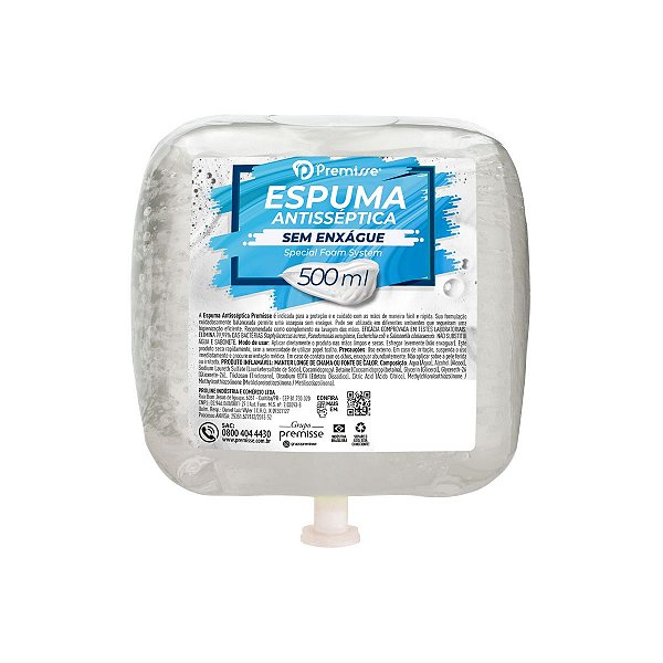 Espuma Antisseptica Premisse 500ml