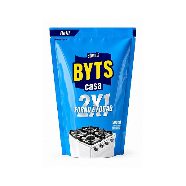 Limpa Forno e Fogão Desengordurante Byts Semorin Refil 500ml