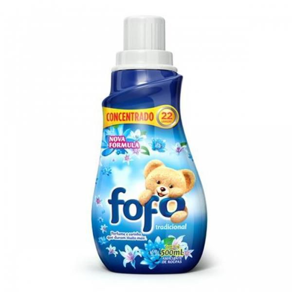 Amaciante fofo concentrado 500ml tradicional