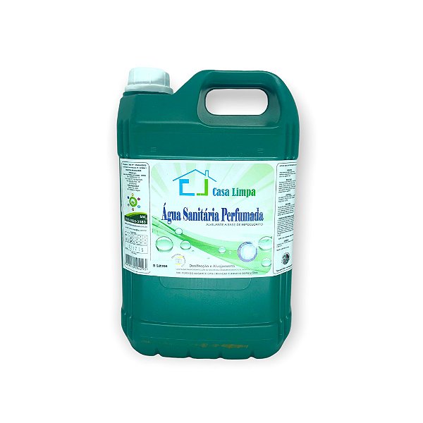 AGUA SANITARIA PERFUMADA GALAO 5L CASA LIMPA
