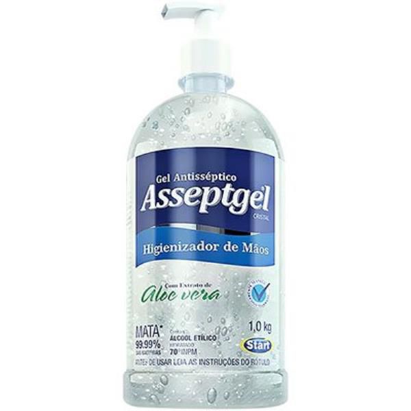 Alcool gel ASSEPTGEL CRISTAL 1,0KG