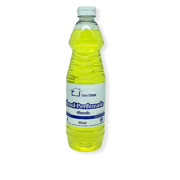 ALCOOL PERFUMADO CITRONELA 500ML CASA LIMPA