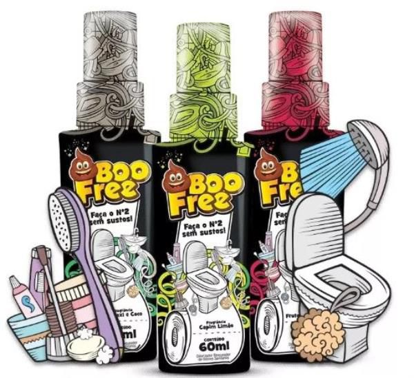 Boofree Odorizador bloqueador 60ml Abacaxi e coco