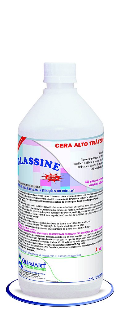 Cera glassine 1L - protetor impermeabilizante auto brilhante Quimiart
