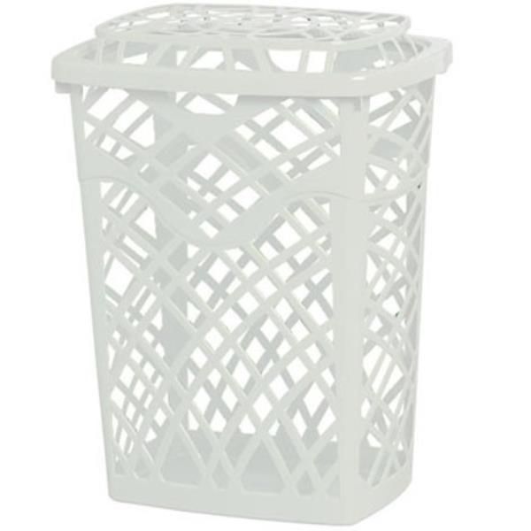 Cesto Retangular com Tampa 65L