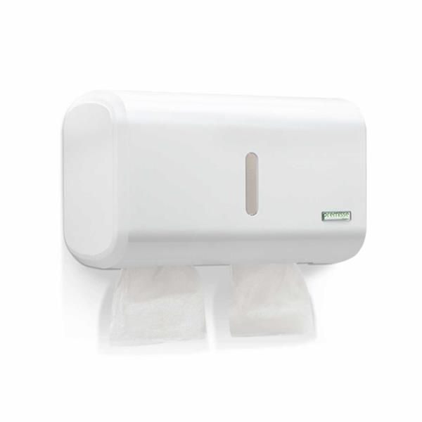 Dispenser Compacto Múltiplo (Cai Cai / Toalha Interfolha) - Branco