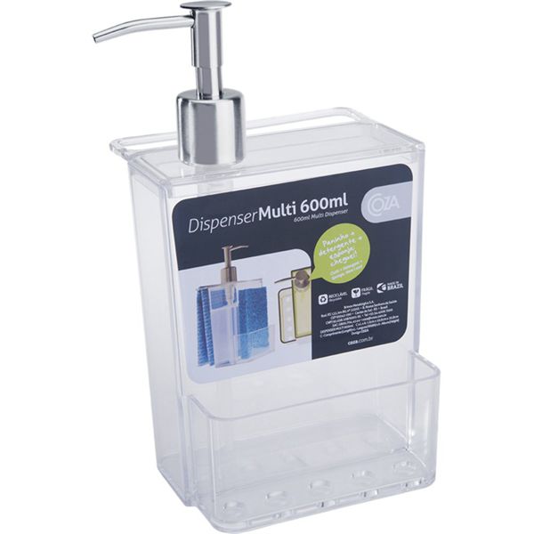 Dispenser multiuso cristal 600ml