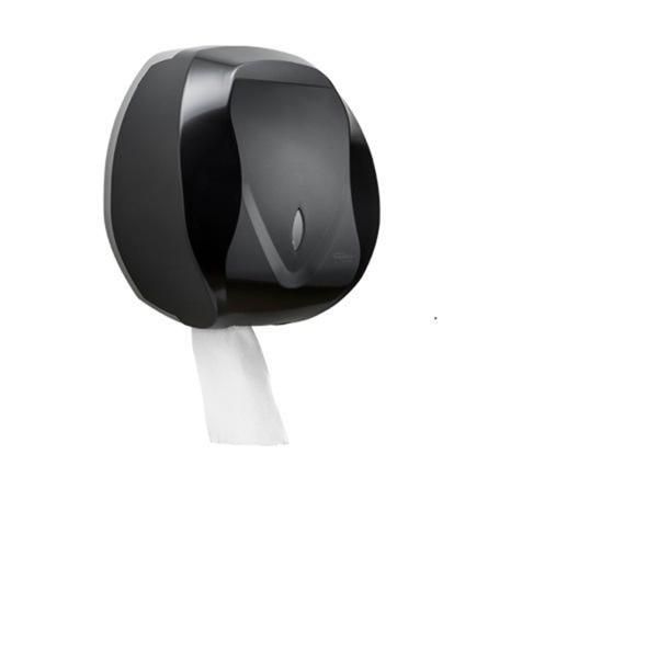 Dispenser papel Higienico Rolao 300/500m Preto Velox Premisse