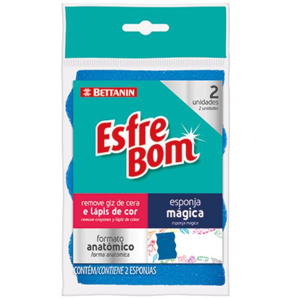 ESFREBOM ESPONJA MAGICA C/2 UNI