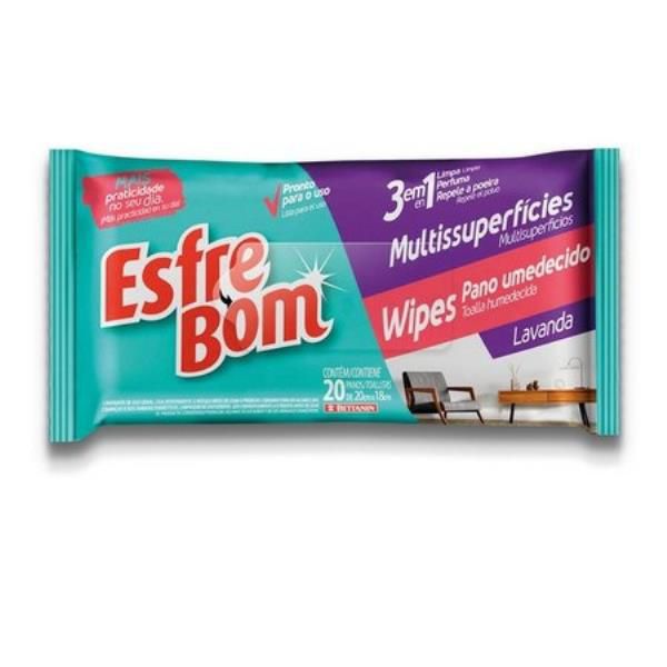Esfrebom pano umido multiuso