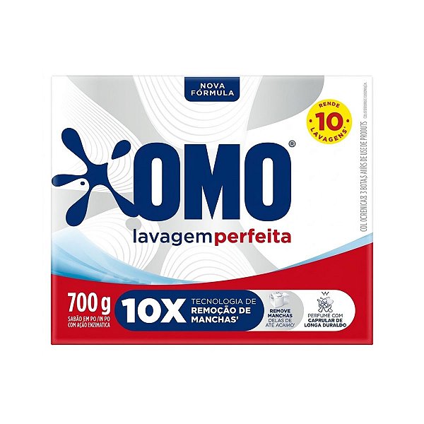 SABAO EM PO OMO 700G LAVAGEM PERFEITA