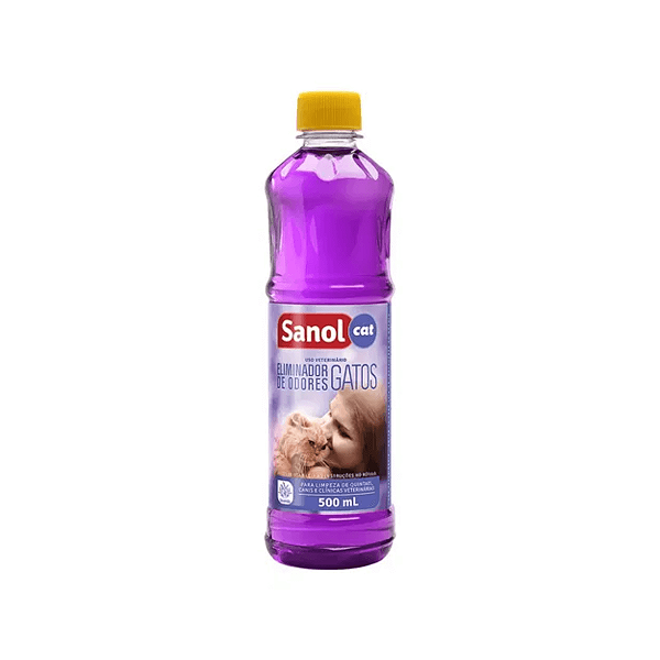 ELIMINADOR DE ODORES VET GATOS SANOL CAT 500ML
