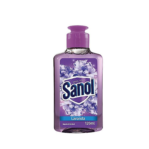 Limpador de Superficies Sanol Lavanda 120ml