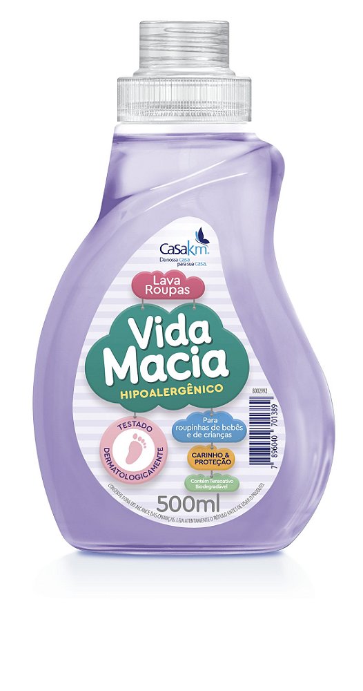 Lava Roupas Vida Macia 500ml