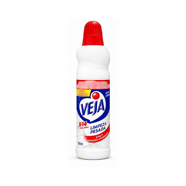Limpador Veja limp pesada x14 cloro ativo 500ml