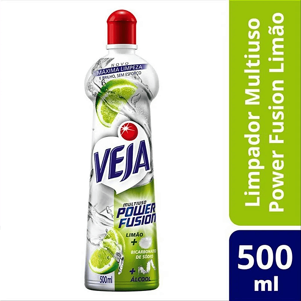 LIMPADOR VEJA 500ML MULTIUSO POWER FUSION LIMAO