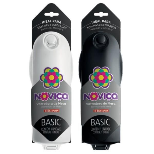 Noviça varredora mesa plast preta