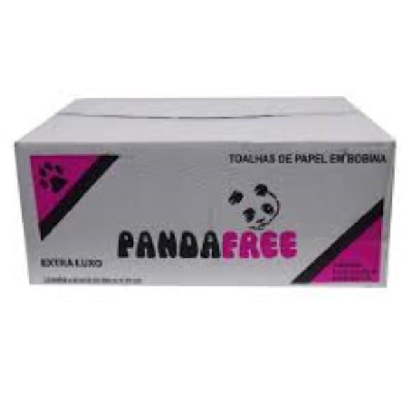 Papel Toalha Bobina Luxo 100%cel 6x200m Pandafree