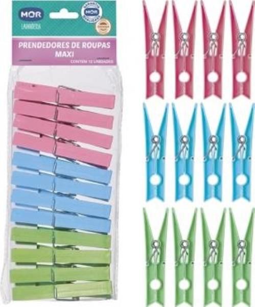 Prendedor maxi Mor 12un