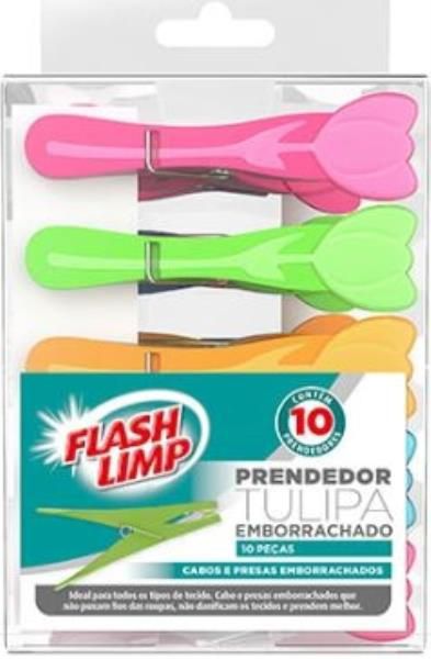 Prendedor tulipa emborrachado 10pc Flashlimp