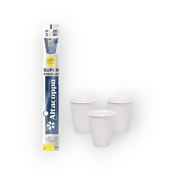 Pct Copo 180ml brc com 100 un Altacopo
